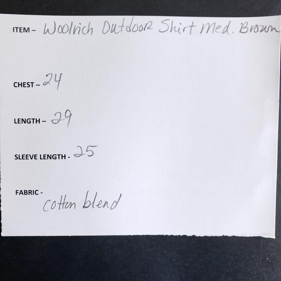 Woolrich Vented Outdoor Shirt Men's Size Medium - Picture 6 of 7